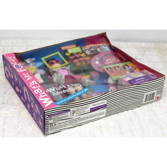 New Vtg What's Her Face Adventure Fashion Activity Doll & Pet Craft Marker Toy - Picture 11 of 16